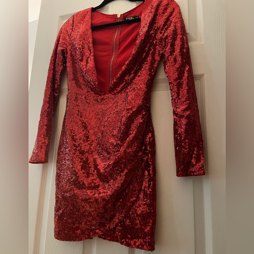 Sparkly Red Dress